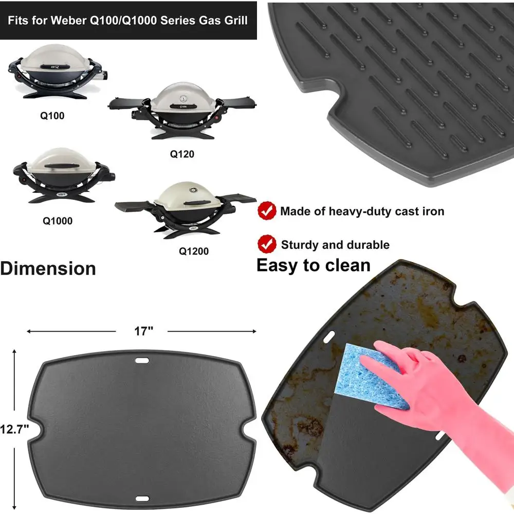 

Гриль для Q1000 Q1200 Q1400 Q100 Q120 Q140, совместимая с Baby Q, 1 шт., аксессуары для гриля