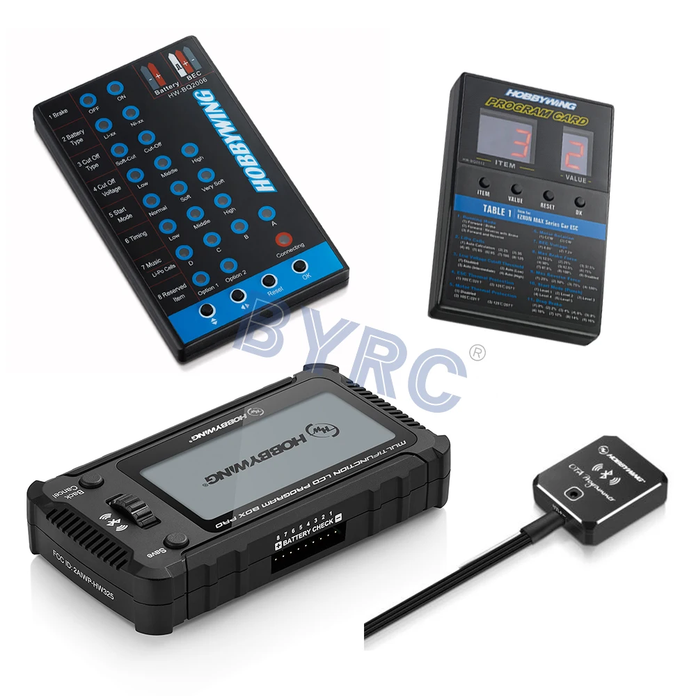 HOBBYWING ESC PROGRAMBOX PROセット Amazon | HOBBYWING多機能LCDプログラムボックスプロ | プラモデル 通販