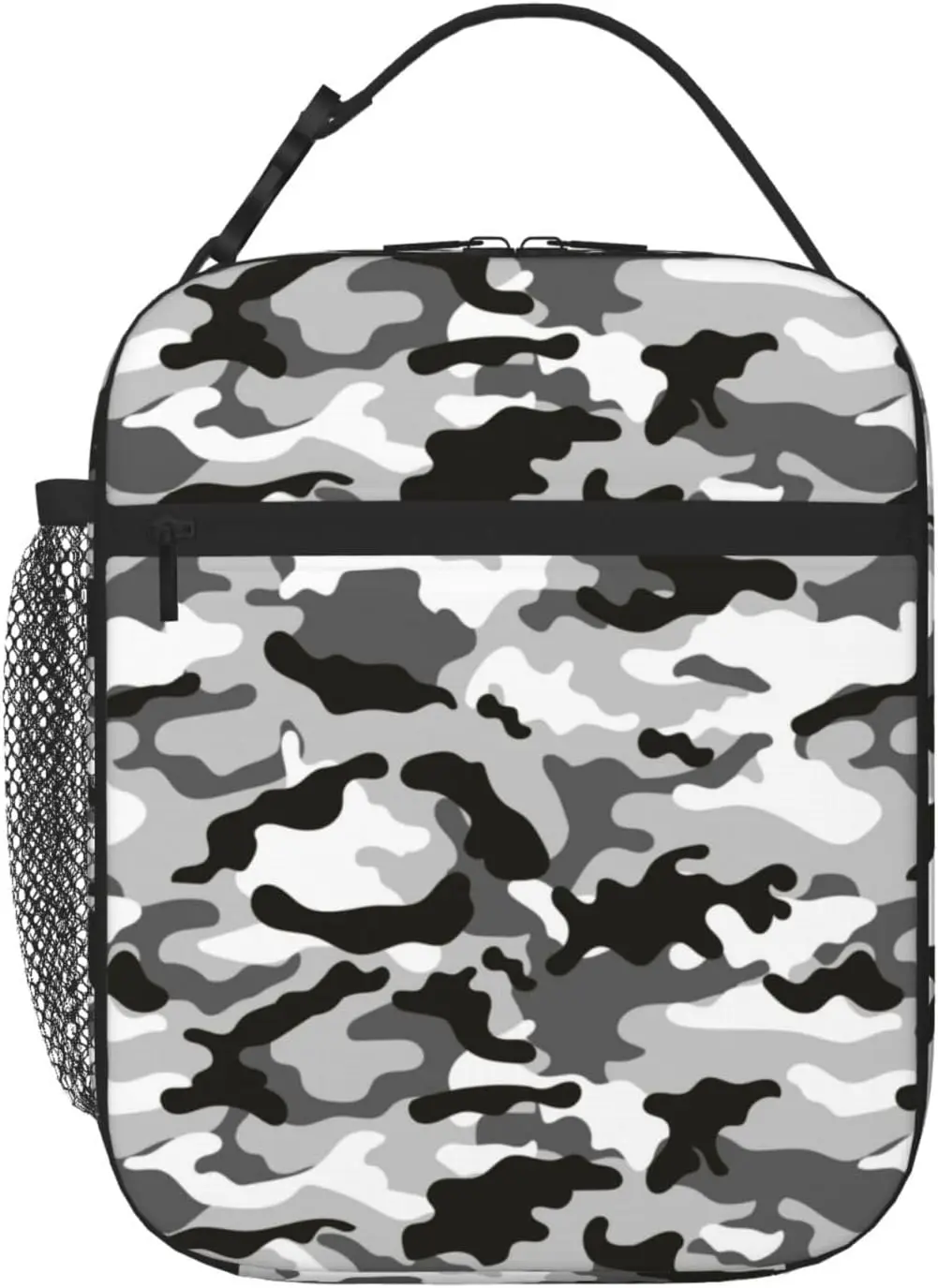 Pink Ribbon Usa Flag Lunch Bag Insulated Reusable Lunch Box Lunch Tote Lunchbox Portable Bento Bags For Men Women Office Work