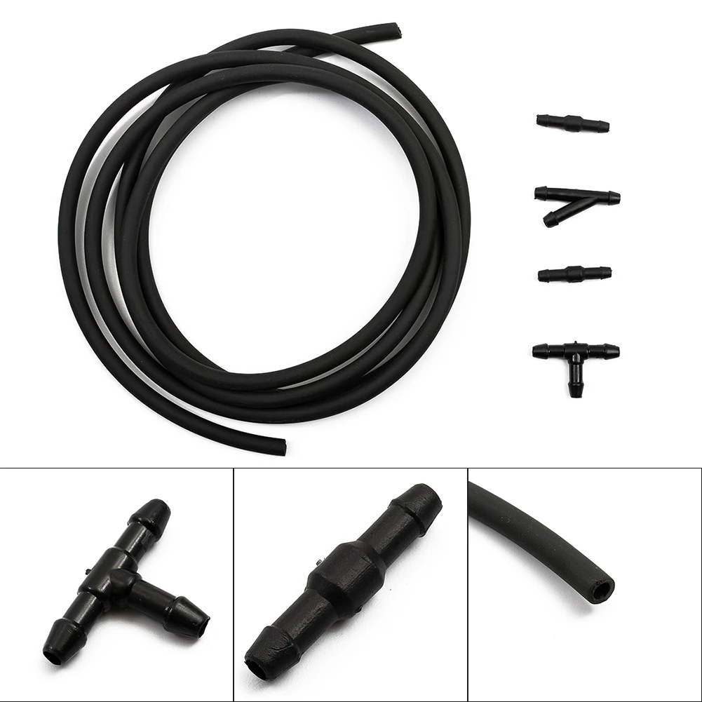 

Connectors Hose Washer Nozzles High Quality Jet Pumps Black Nozzle Pump Washer Windshield Wiper With Connector
