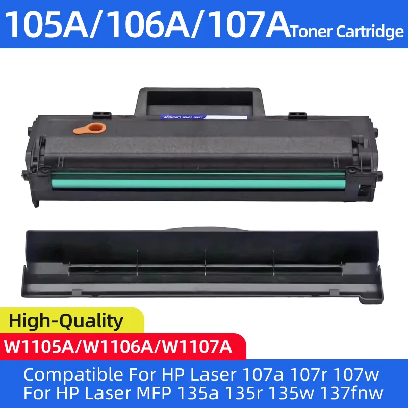 

W1105A W1106A W1107A 105A 106A 107A Toner Cartridge With Chip compatible For HP Laser 107a 107w MFP 135a 135w 137fnw Printer