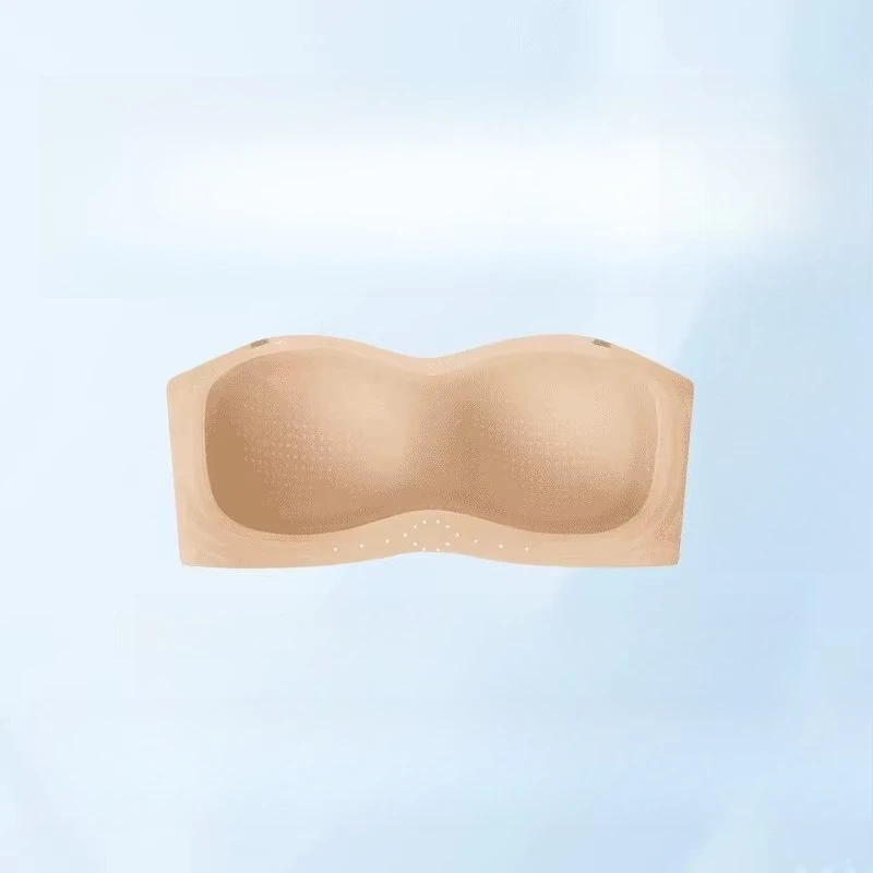 Bestseller Strapless Bandeau Bra Summer Lightweight Anti-slip Small Bust Lift Back Smoothing Invisible Ladies Daily Bra KUCLUT