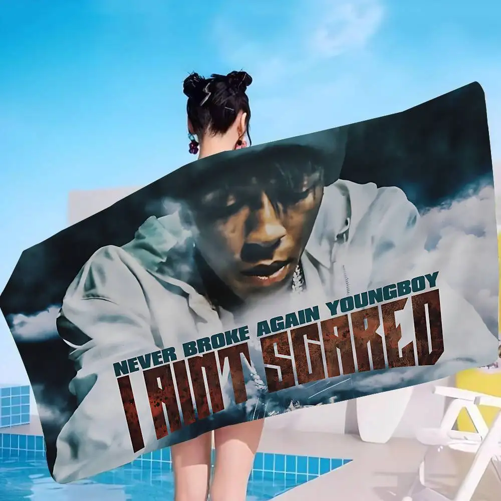 Rapper Y-Youngboy N-Never B-Broke A-Again Bath Towel Microfiber Soft Water Absorbing Breathable For Decorative Beach Towel