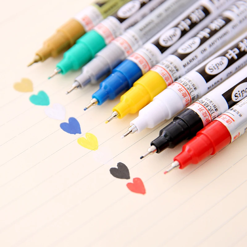 

Marker Model Seepage Line Complementary Colour 0.7mm Extra Fine Syringe Colored Pen Military a Set