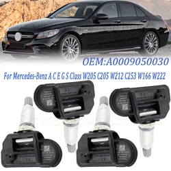 For Mercedes-Benz A C E G S Class W205 W212 C253 X166 W166 R172 R231 W222 A0009050030 433Mhz TPMS Tire pressure Sensor Accessory