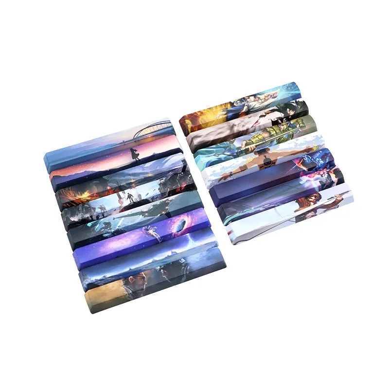1 Piece 6.25X 6.25U Space Bar Keycap OEM Profile Game Spacebar Key Cap Anime Cartoon Customized DIY Keycaps For MX Switch