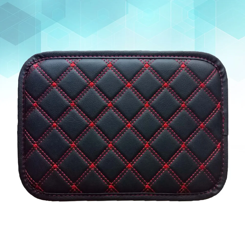 

Universal Car Armrest Box Pad Thickened Pu Comfortable Hand Feel Non-Slip Back Elastic Band Drop-In Installation No