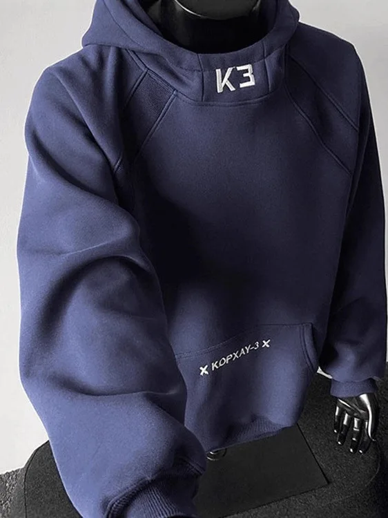 

Мужская толстовка с капюшоном, повседневная свободная посадка на подкладке, уличная верхняя одежда Sle Faion, осеннее новое поступление, тренд в стиле хип-хоп