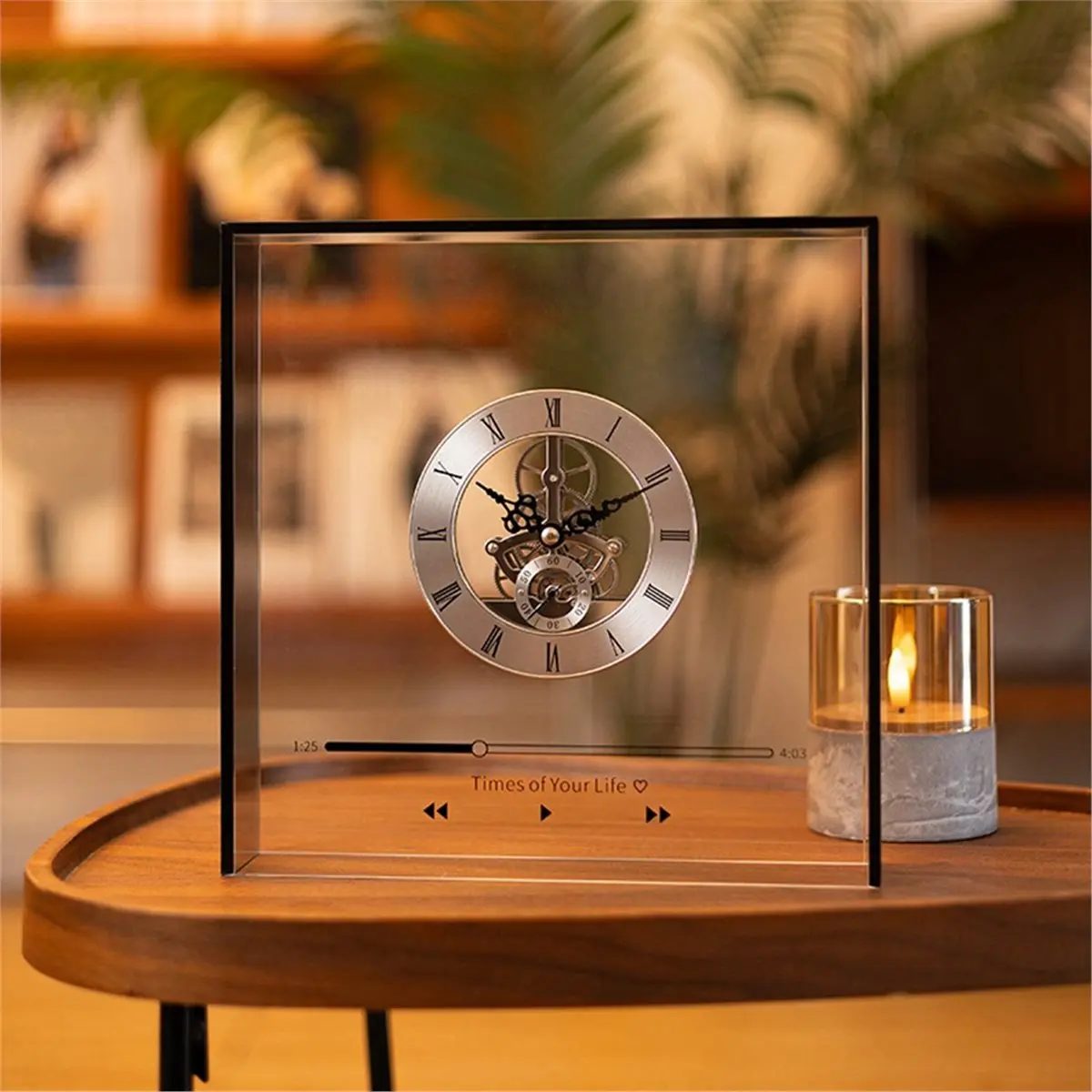 2026 New Modern Table Clock Minimalist Elegant Aesthetics Desk Clock Stylish Watches Home Desktop Decorative Clocks Ornaments