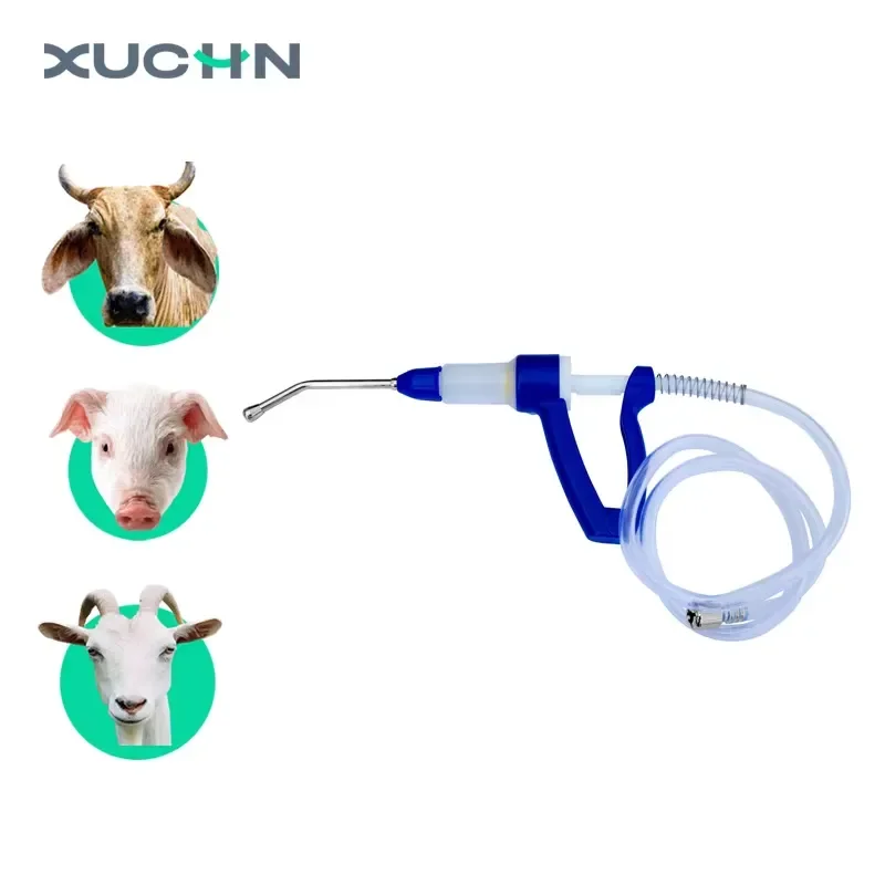 for 30mL Blue Automatic Veterinary Reusable Continuous Dosing for Sheep Cattle Cow Multi Feeding Tool