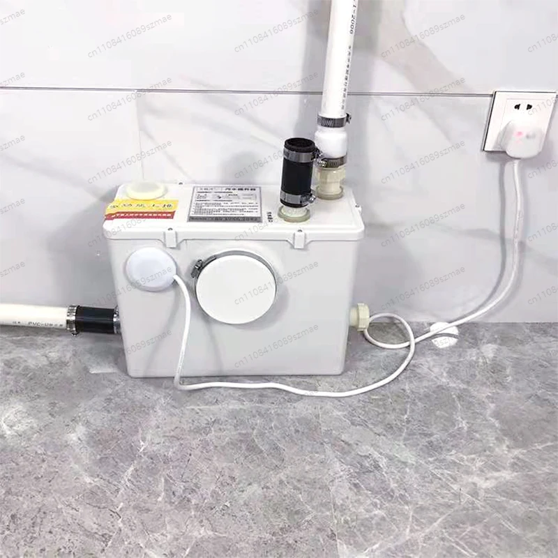 

Насос-макератор для сточных вод 220В, для туалетов и подвалов, с двумя сливными отверстиями