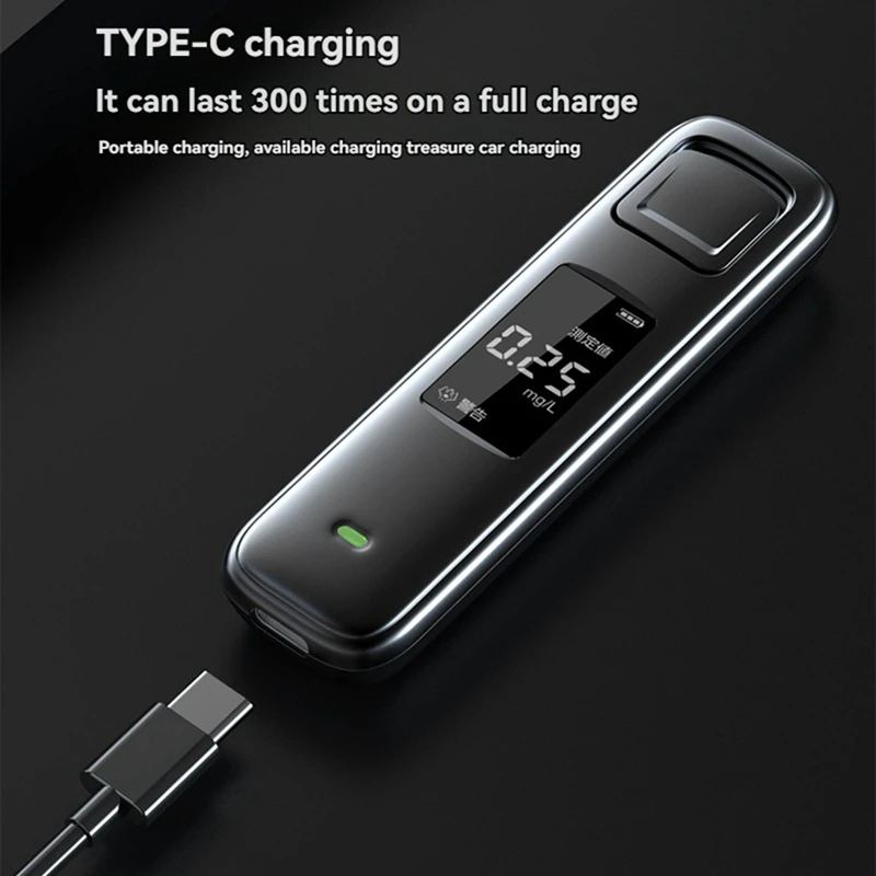 High-Precision Alcohol Tester For Home & Car, Portable Alcohol Testing Instrument, Air-Blowing Alcohol Test Instrument