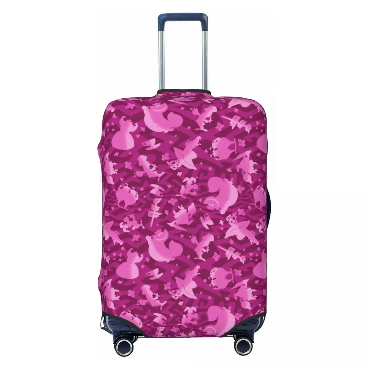 

Забавный чехол для чемодана с мультяшным персонажем Чешир, эластичный защитный чехол для дорожного чемодана