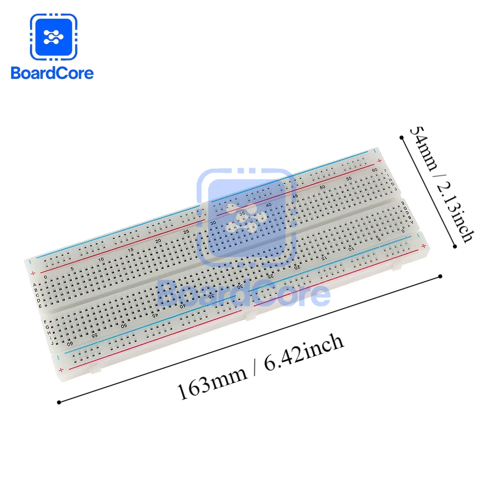 4PCS MB-102 Breadboard 400 830 Point Solderless Breadboard Kit MB102 PCB Test Board DIY for Test Develop Nodemcu Raspberri PI