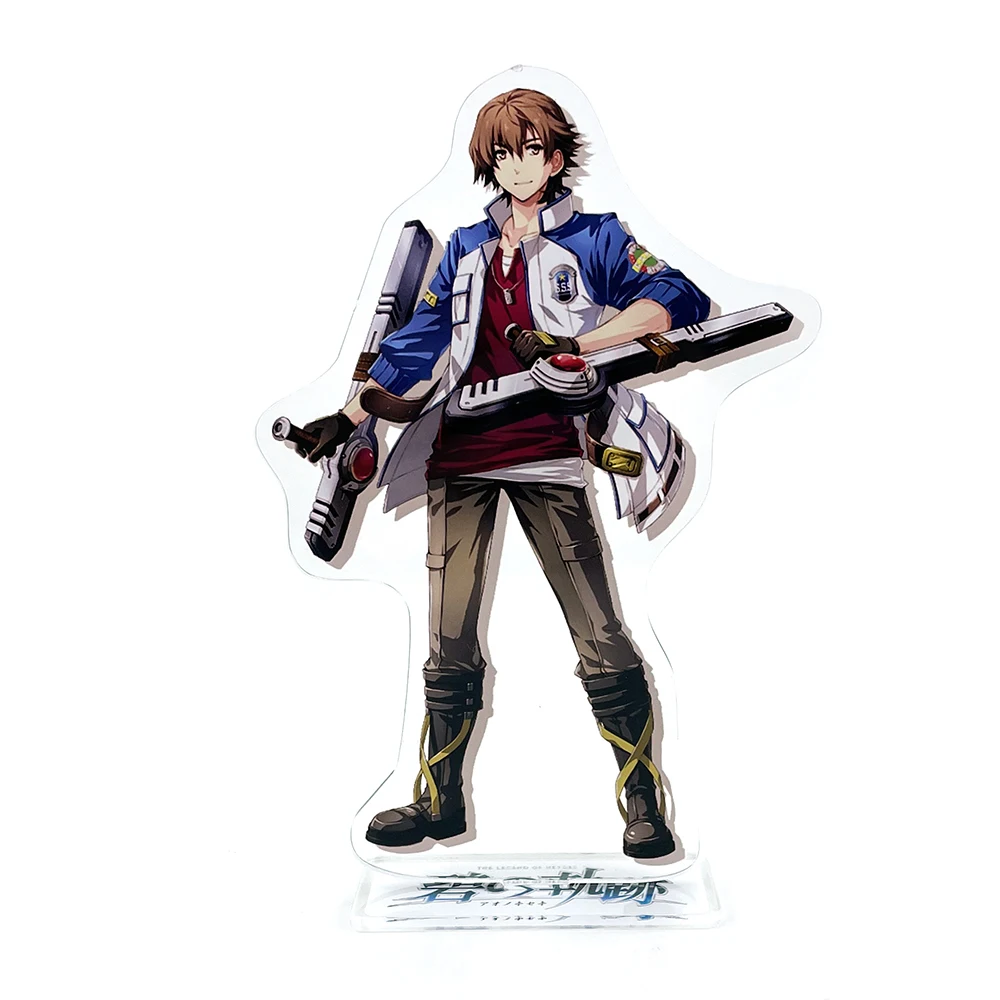 Eiyuu Densetsu Ao no Kiseki Lloyd Bannings Rixia Mao acrylic stand figure model plate holder cake topper anime