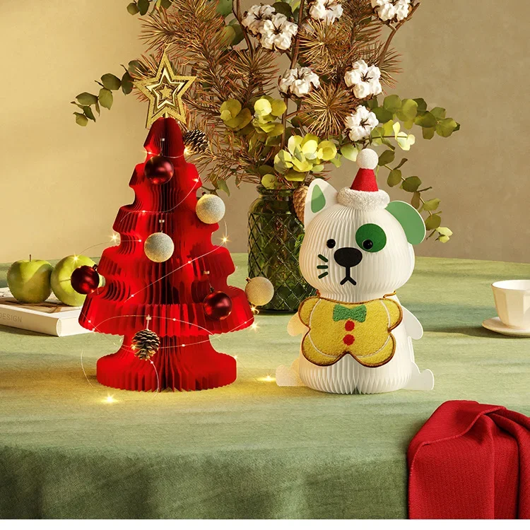Christmas tree also claw joint pet dog dog ornament porch home cute gift