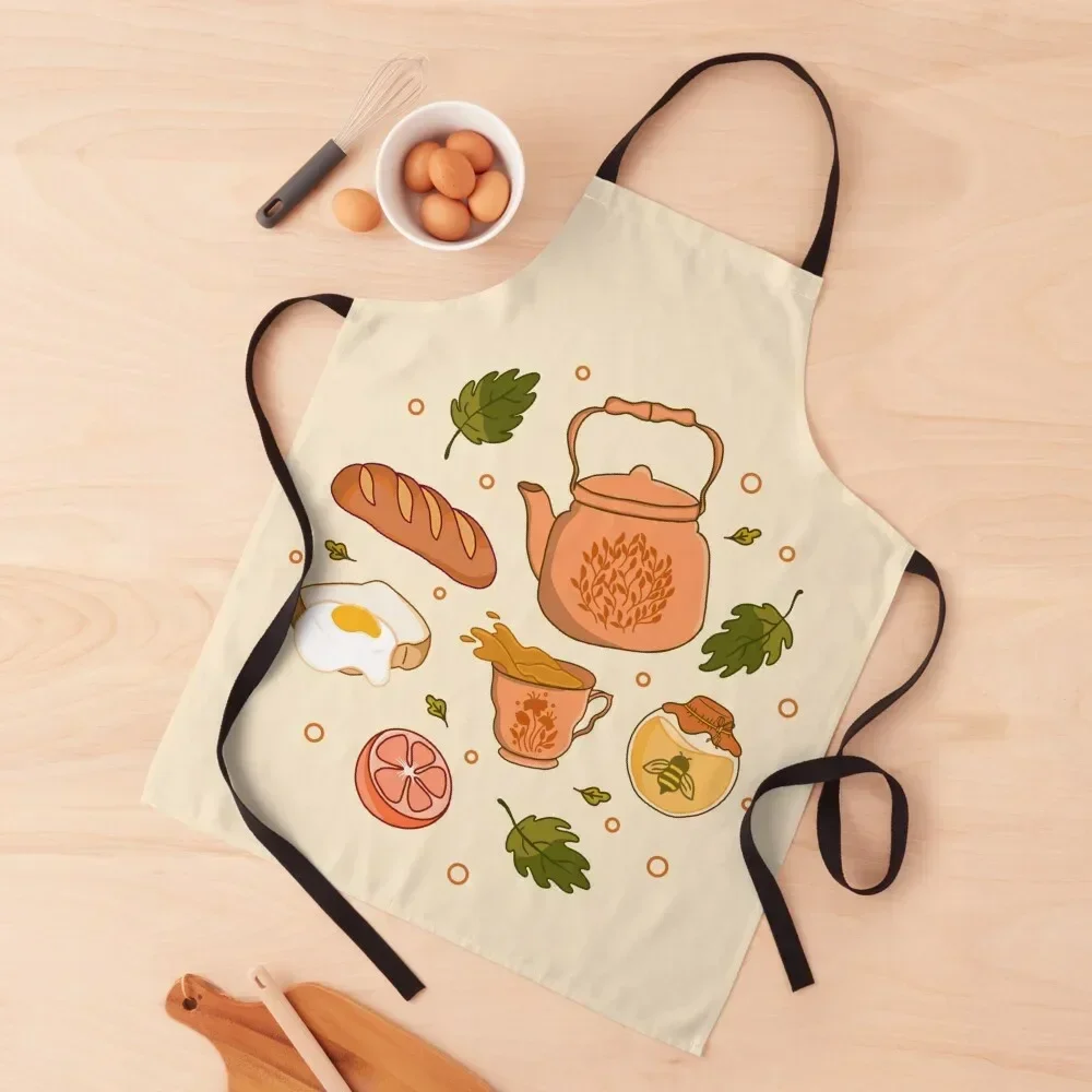 Enjoy Teatime Apron For Women Kitchen For Home Accessories For Women Cute Kitchen Apron