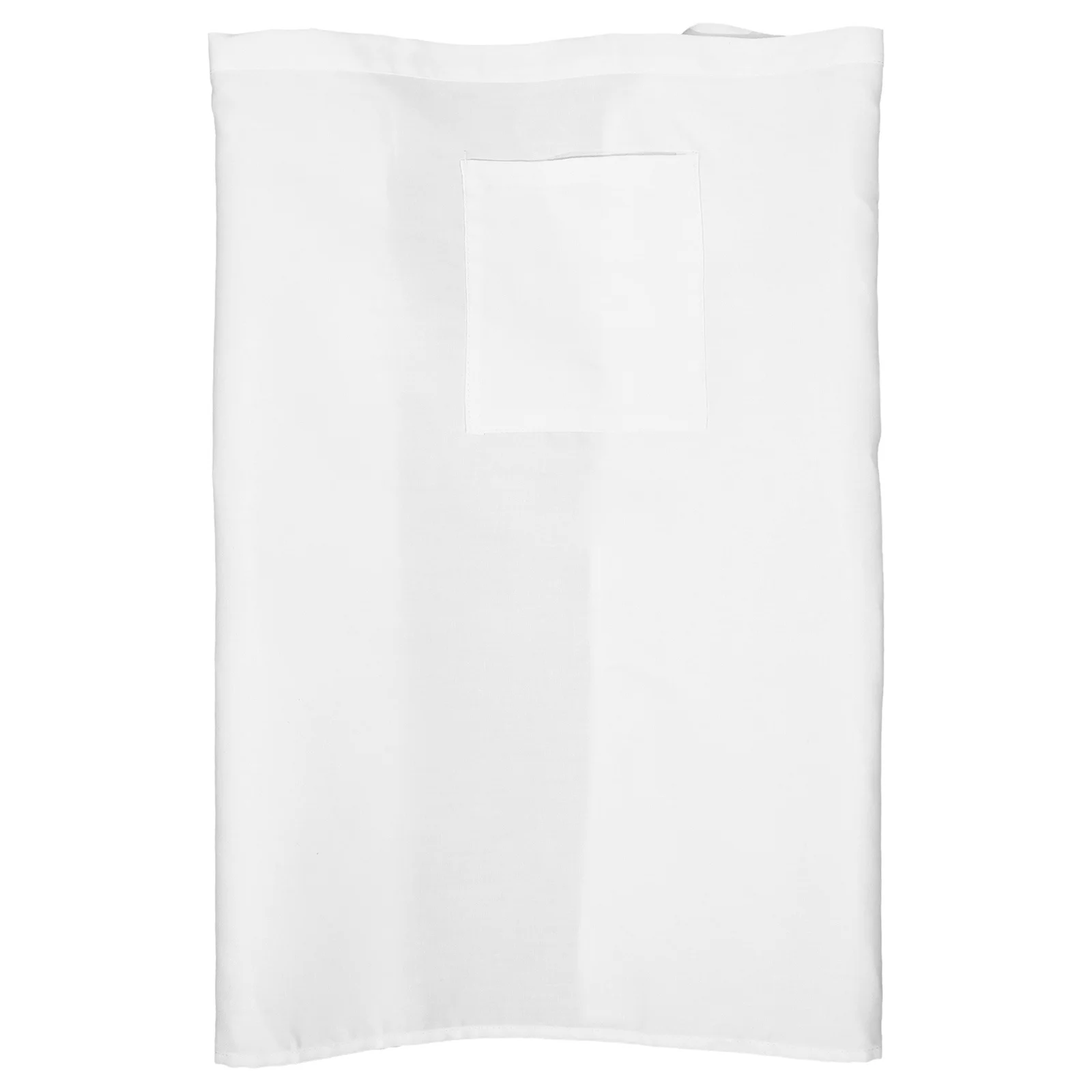 

Kitchen Apron Cotton Sleeveless Half Design Adjustable Strap Pockets For Cooking Baking Gardening Household Use White