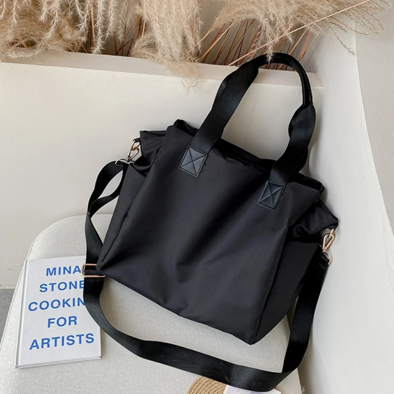 

Women's Harajuku Dark Vintage Canvas Crossbody Bag with Large Capacity Solid Color Adjustable Strap for School Daily