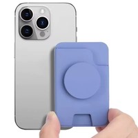Strong Magnetic For Magsafe Card Holder Wallet For iPhone 16 17 Pro Samsung S25 S26 Ultra Macsafe Cellphone Grip Tok Finger Ring
