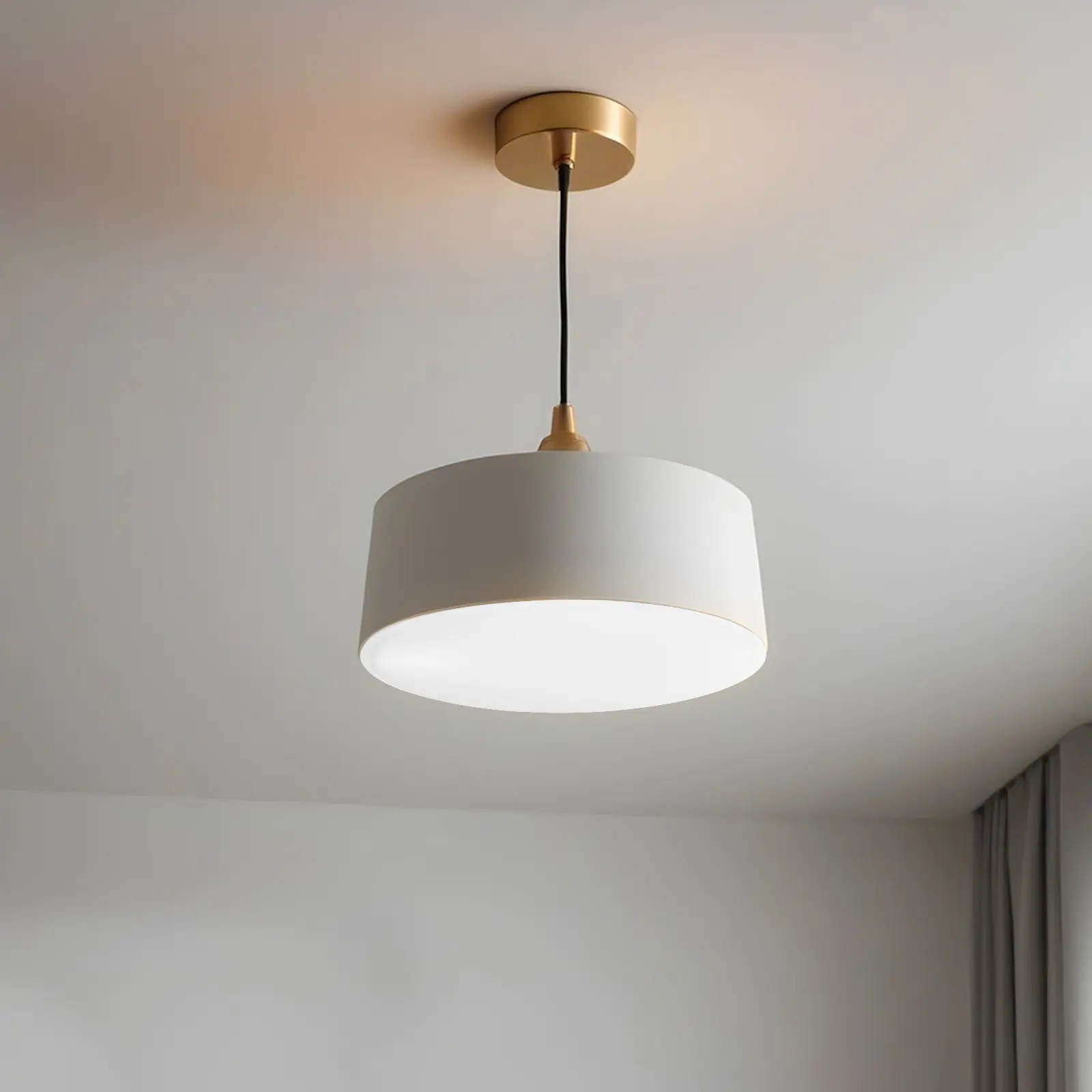 White Acrylic Ceiling Fan Shade 20Cm Dome Light Cover Replacement for Round Fan Fixture Enhanced Illumination Glare Free