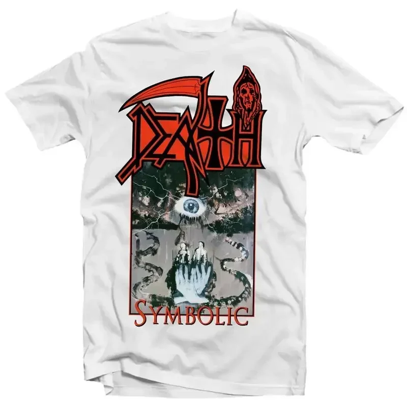 Death Band Symbolic Men T-shirt White Cotton Tee All Sizes