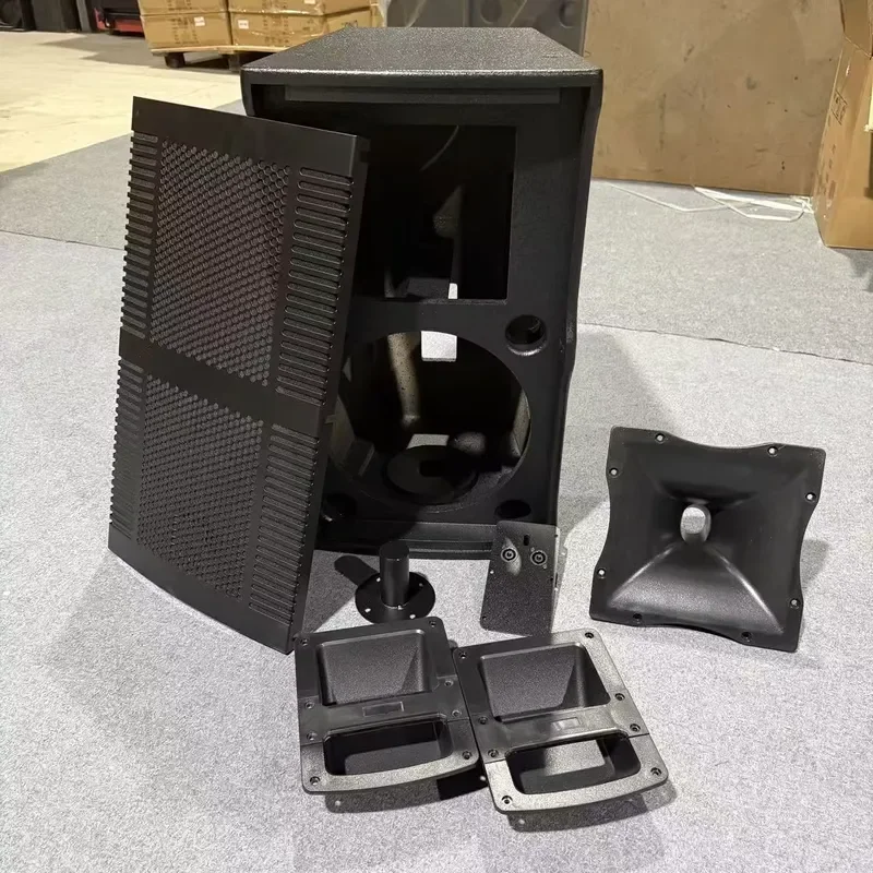 12 Inch V12 Square Speaker Cabinet MDF Plywood Empty Box 370x385x630mm For Professional Audio Equipment Single Layer Wood