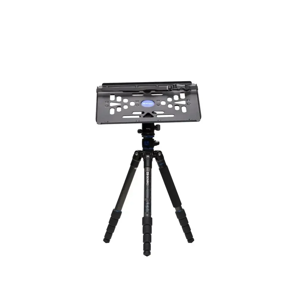 New Benro Height-adjustable Photography Mount With Tripod Base Flexible Notebook Stand Laptop Projector Tray Holder