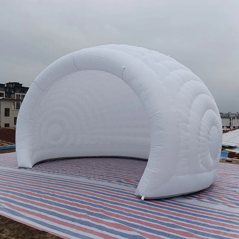 Tienda de campaña inflable Oxford con cúpula de aire, casa de miel personalizada más nueva, iglú gratis con luces Led, tienda grande, tienda de Bar, evento de fiesta de boda R