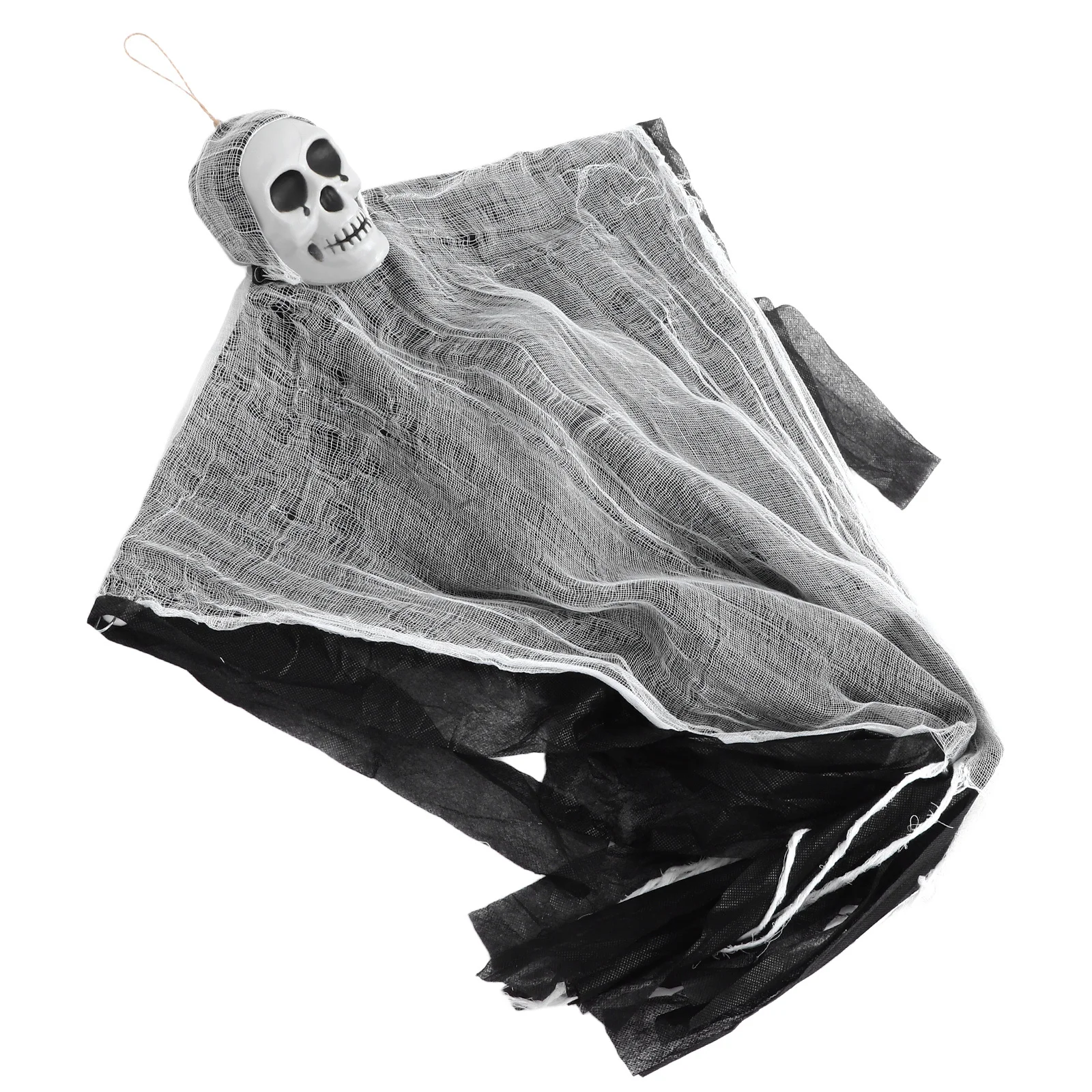 

Hanging Skull Decorations Light Up Ghost Decor Realistic Skull Design High Brightness LED Weather Resistant Lightweight Material