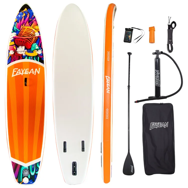 Power surfboard inflatable paddle board sup water outdoor sports pulp board special supplies yoga floating board manufacturer