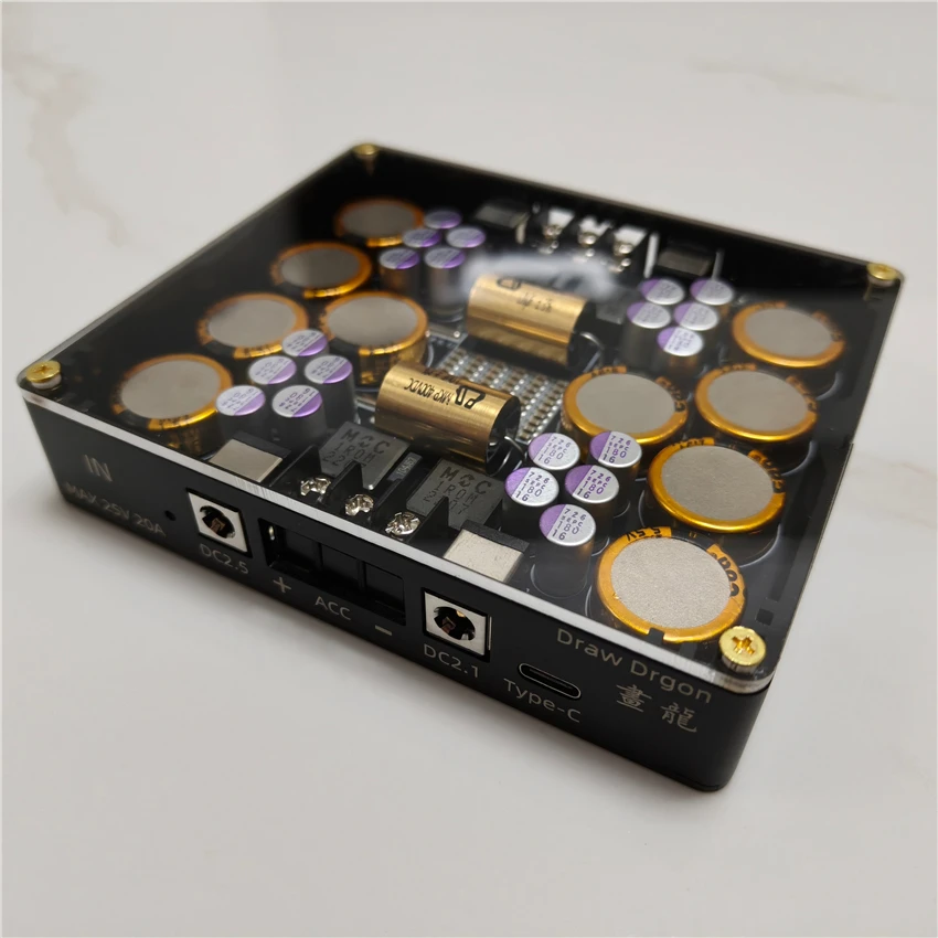 Processor HIFI Power Purification Aluminum Alloy Shell Supports DC2.1, DC2.5 V2 Flagship Electric