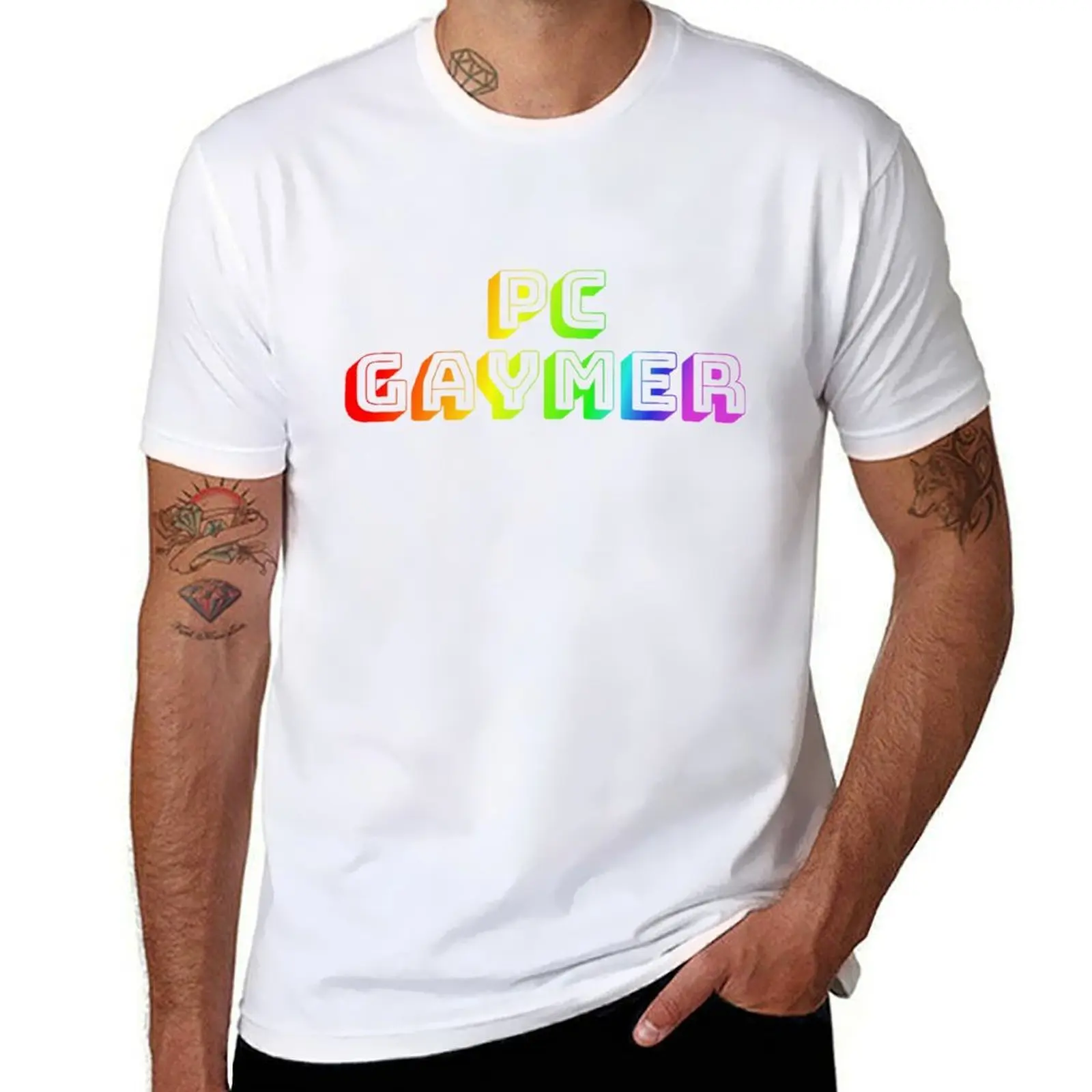 

PC Gaymer T-Shirt man graphic t shirt t shirts cotton 100% T-Shirt