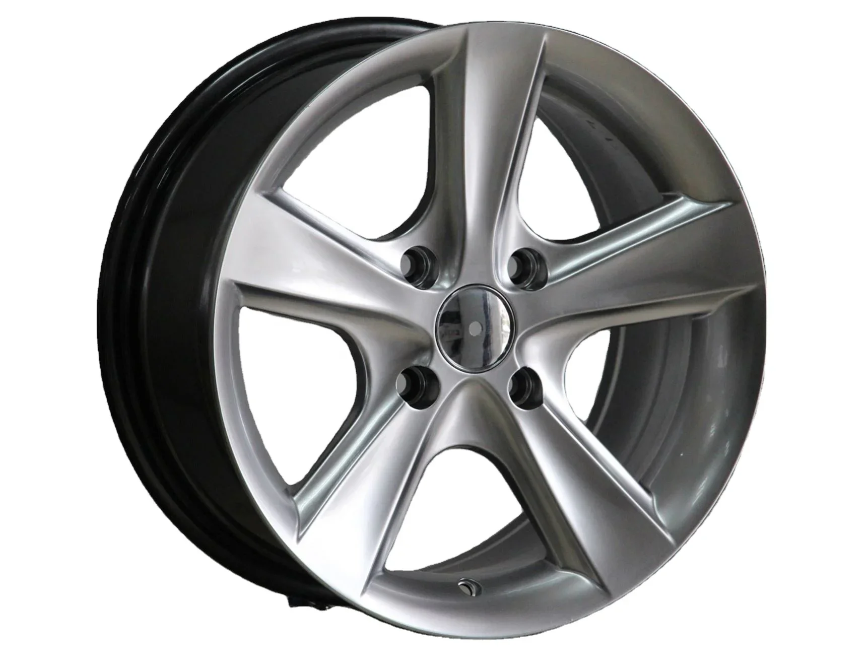 4 Holes Car Rims Wheels 13 14 Inch Structure Alloy  lack Silver Accessories Auto Steel Box Item Aluminium Pcs Color