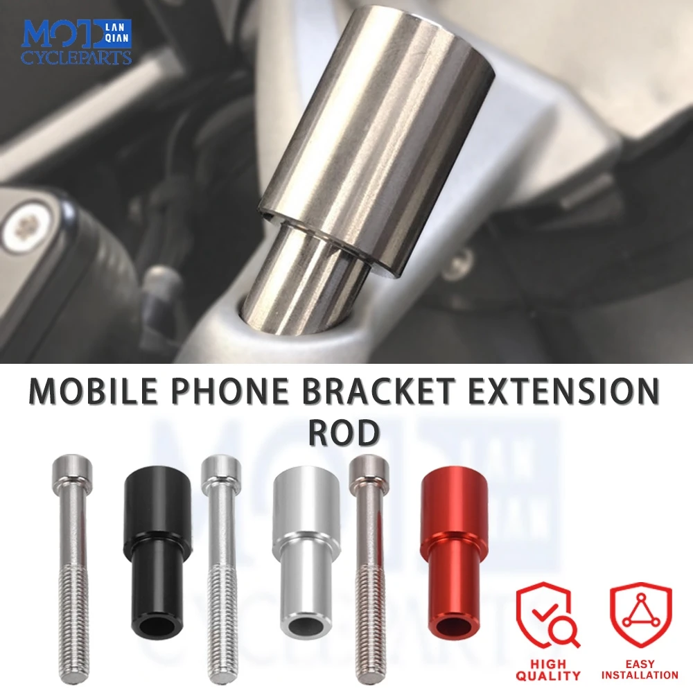 

FOR BMW K 1600 GT GTL B K1600GT K1600GTL R 1200 1250 RT R1200RT R1250RT 2014-2020 Mobile Phone Navigation Bracket Extension Rod