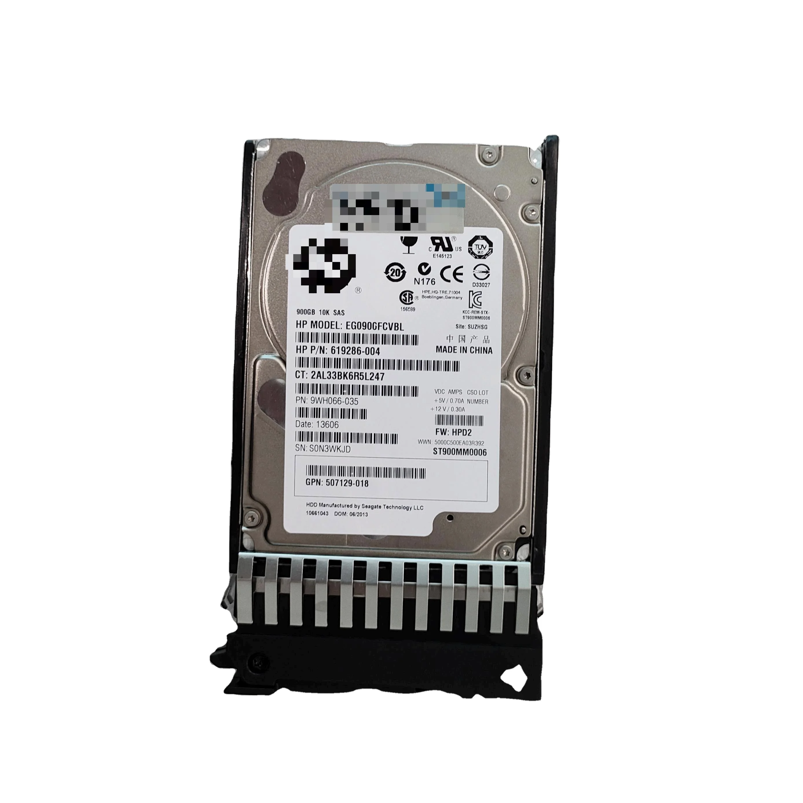 

New 619291-B21 619463-001 900G SAS 10K 6G 2.5 G7 HDD hard drive