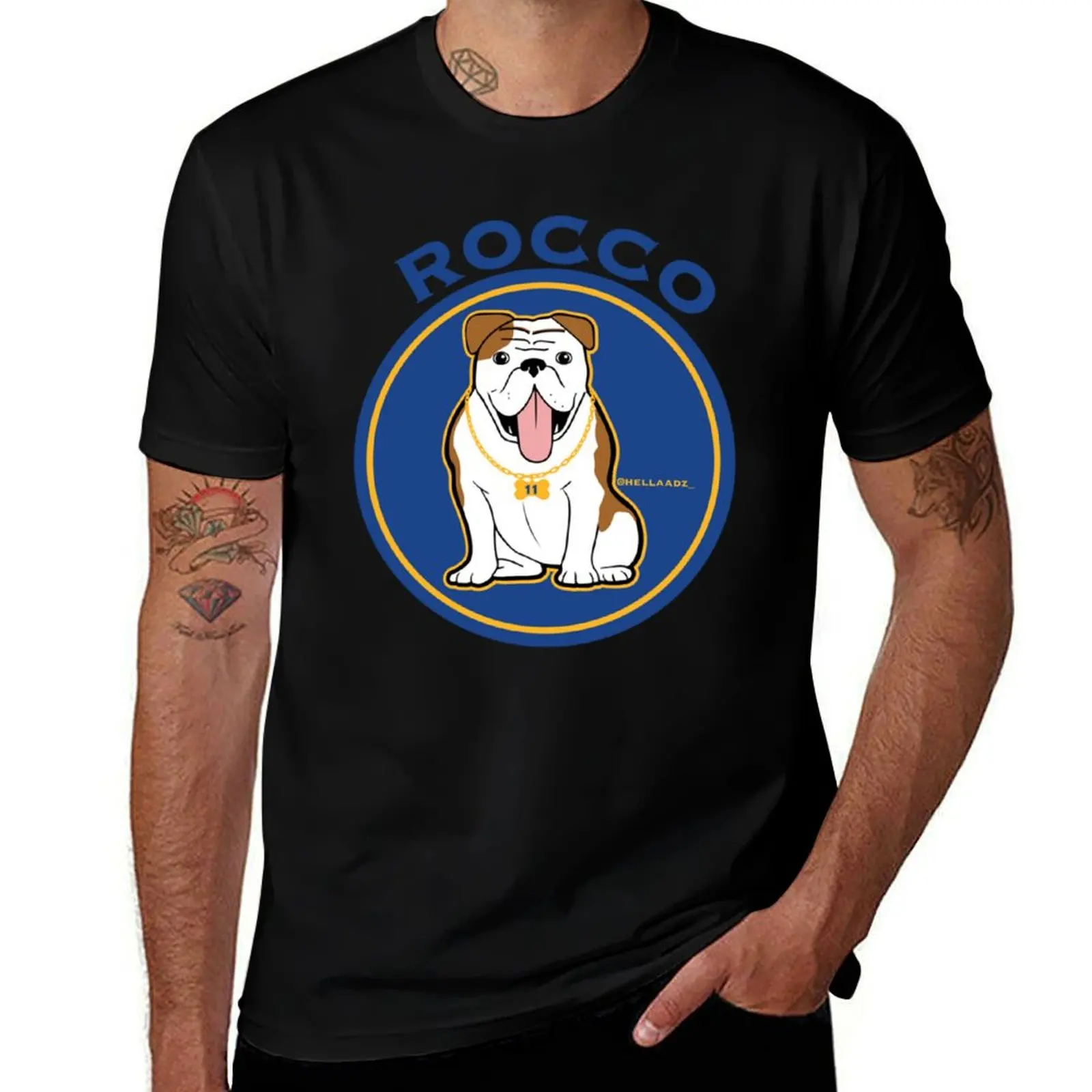 rocco T-Shirt Soft Casual Short Sleeve Cotton Tee T-Shirt