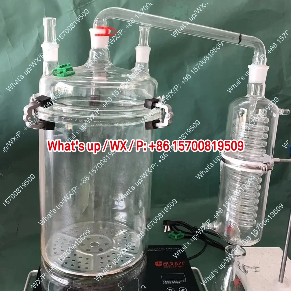 3L/5L/10L/20L/30L Home Essential Oil Extraction Device DIY Flower Water Distiller Separation Glass Instruments