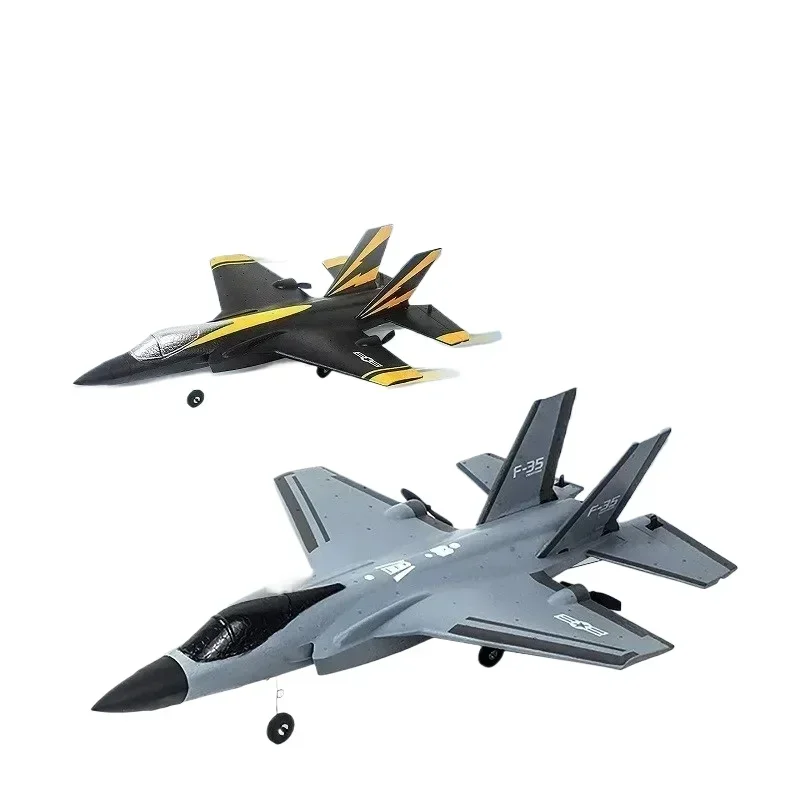 New Rc Aircraft Fixed Wing Four Channel Remote Control F35 Fighter Model Electric Foam Aircraft Children's Day Birthday Gift