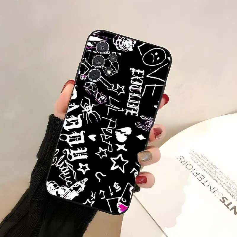 Lil Peep Tattoos Phone Case For Samsung A54 A52 A31 A22 A30 A21 A40 A42 51 A50 A32 A53 A70 A71 A73 72 A80 A34 A14 Cover