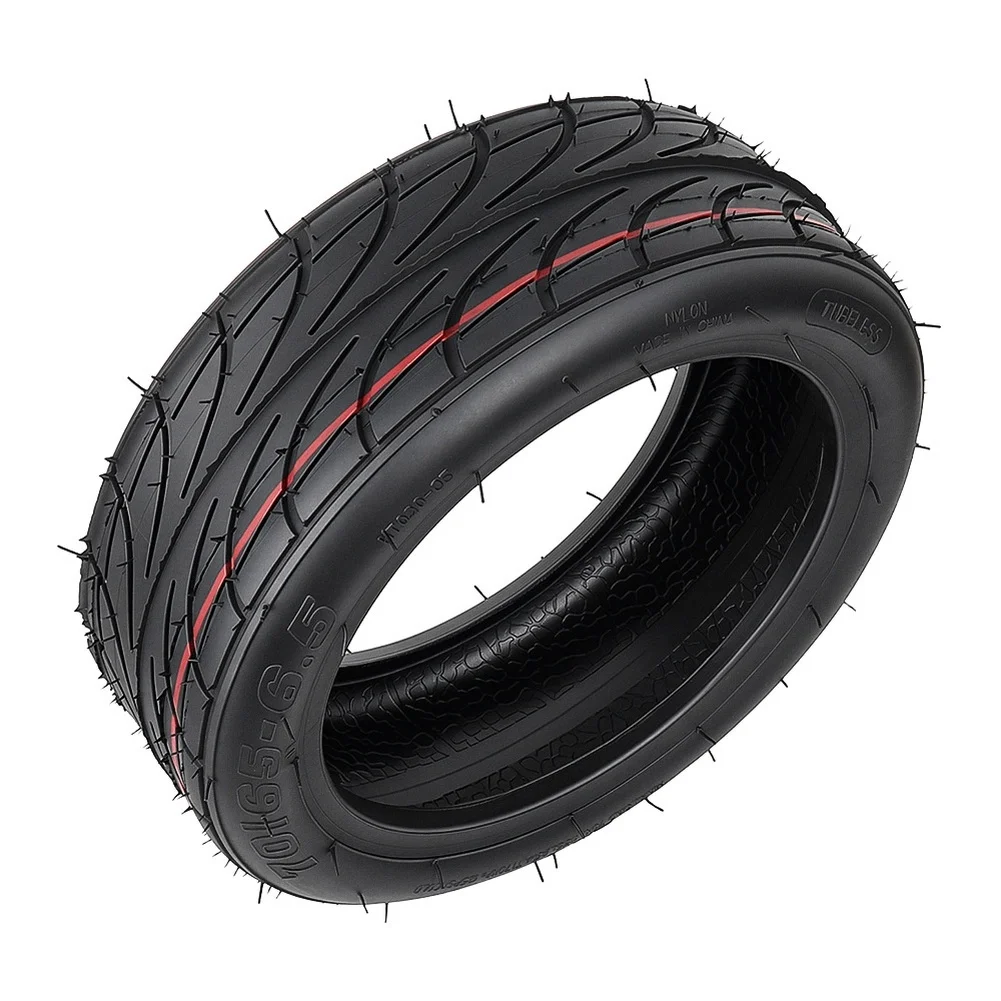 For Xiaomi 10 Inch Electric Scooter Tubeless Tire 70/65-6.5 Designed for 10x2.75-6.5 Wheel Size Stable Cornering Support