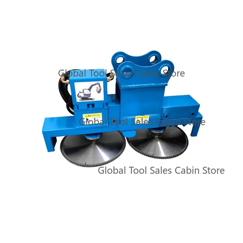 Excavator Hydraulic Saw Head Attachment Forestry Wood Cutter Dredge Cutter Head for Machinery