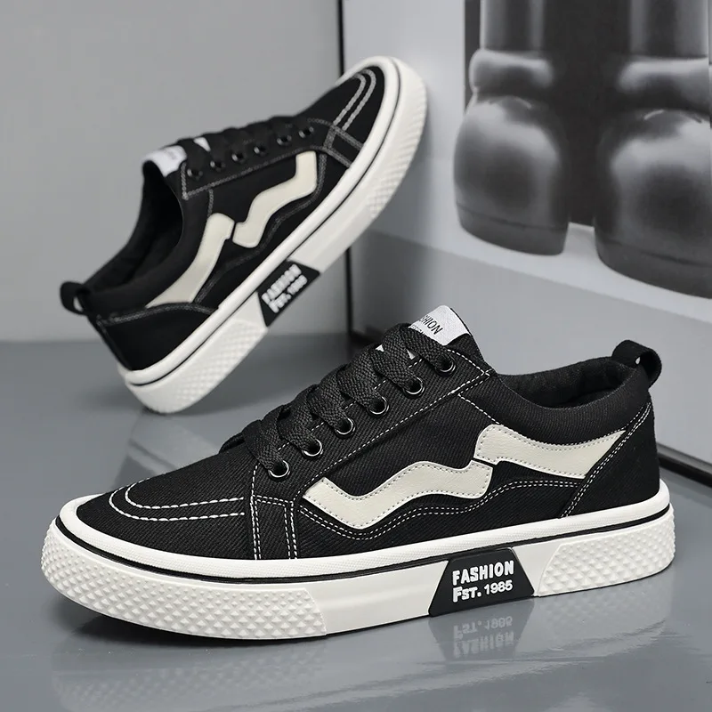 

New Fashion Canvas Shoes for Men Trendy Versatile Sneakers Breathable Casual Sports Shoes