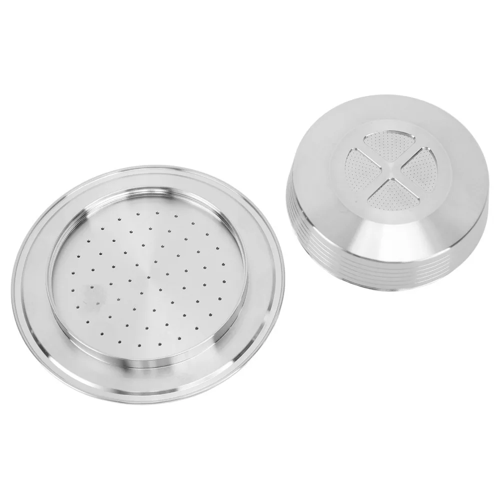 Stainless Steel Material Reusable Coffee Pods Detachable Structure Fine Mesh Design Refillable Coffee Capsule Refillable Design