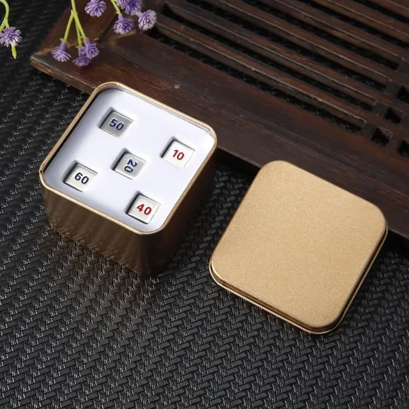 

X9ff 5pcs 13 мм цветовые сплавы в кости играми для детей для детей цифровые кубики