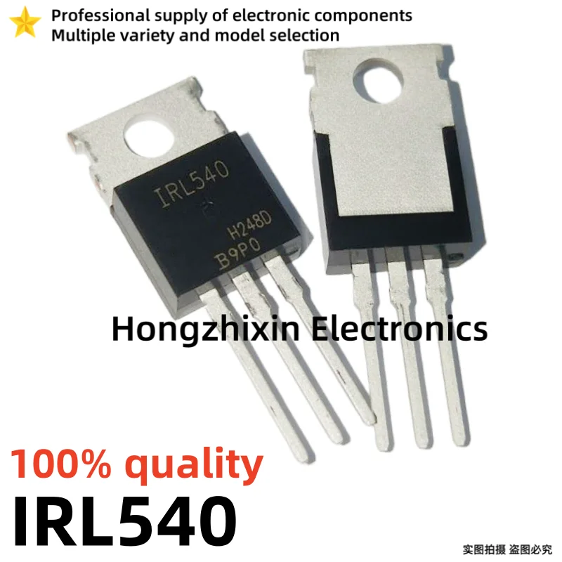 IRL540N IRL540 TO-220 MOSFET, IRL510N, IRL510, IRL520N, IRL520, IRL530N, IRL530, IRL630N, IRL640N, IRL640, qualidade 100%, 10 PCes