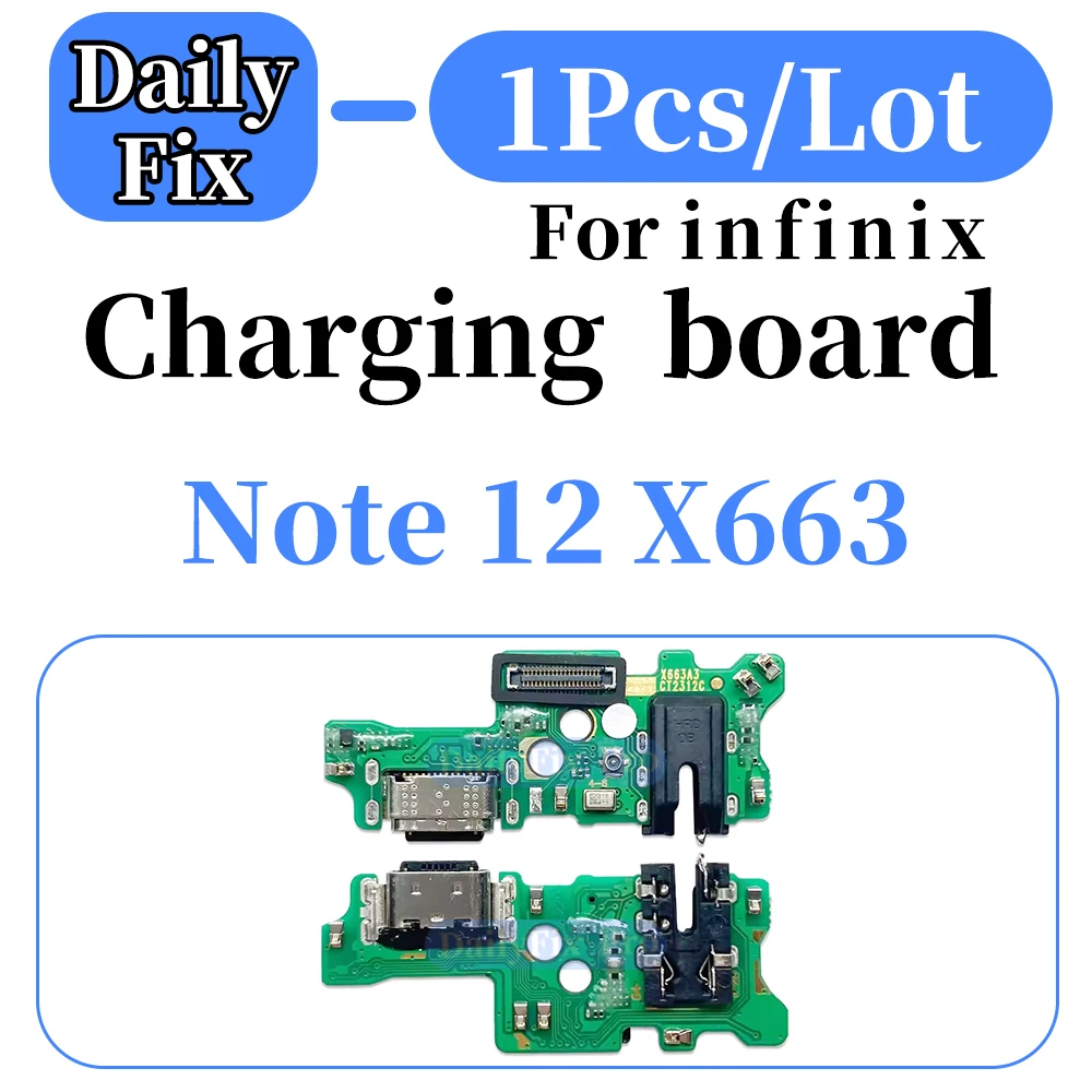 Suitable for Infinix Note 11 Pro 12 G96 12Pro 5 30 5G 30i 30 Pro Phone Bottom Charging Board X697 X670 X671B X6711 X6716 X678B U