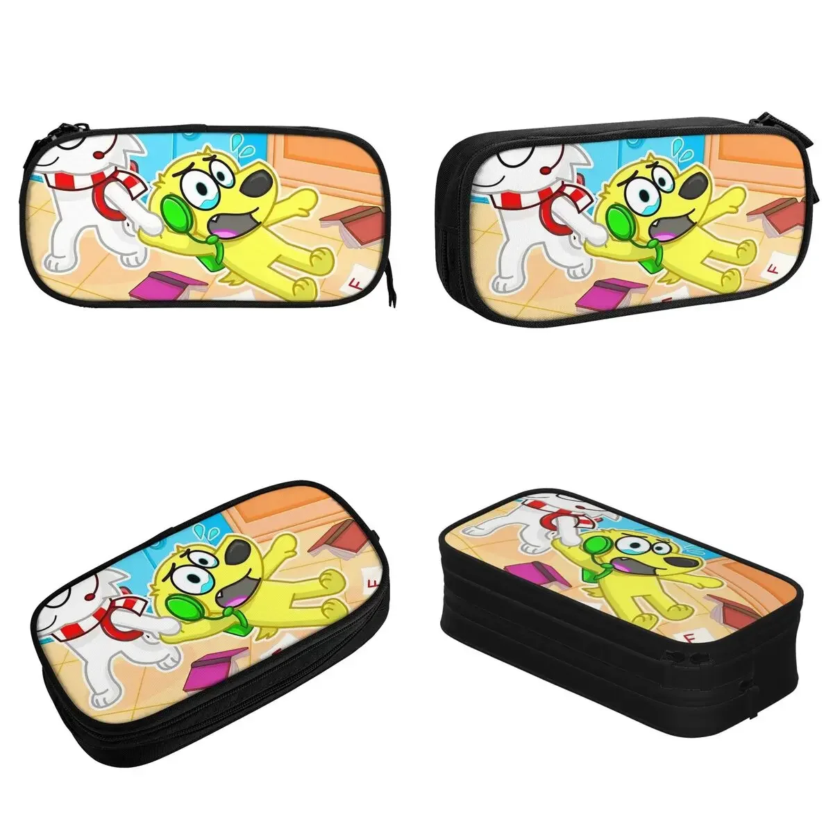 Tylers And Snowi Gaming Pencil Case Game Anime Pencil Box Pen Kids Big Capacity Bag School Supplies Gifts Stationery