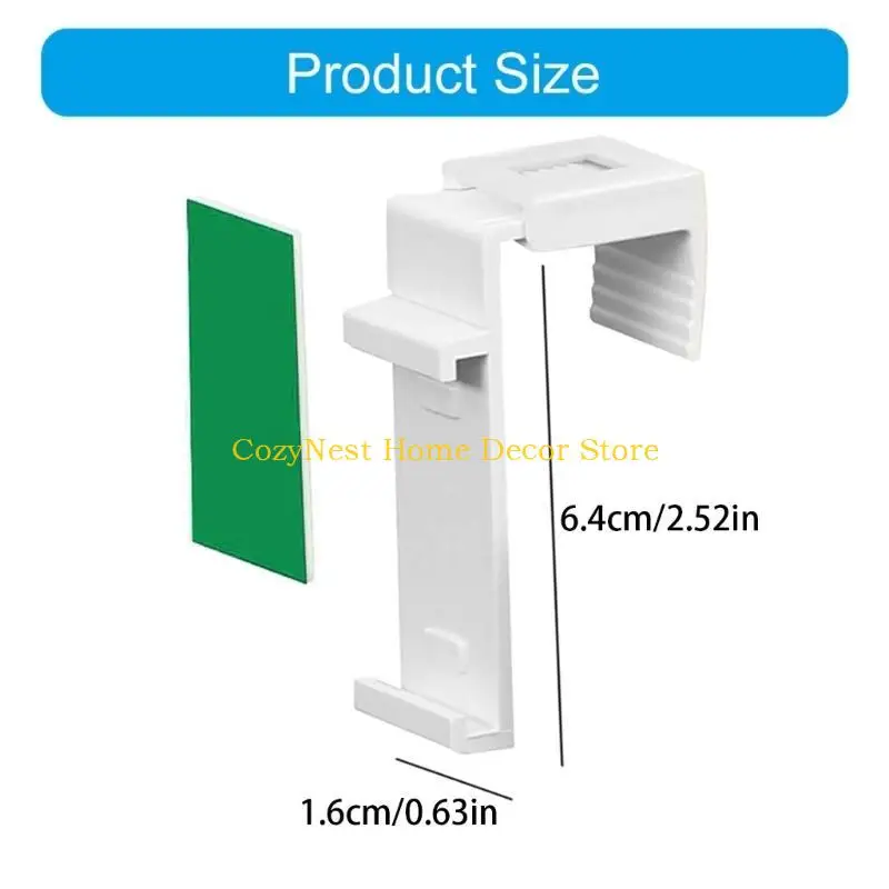 92mf 8pcs Brassets rideaux fenêtre réglables