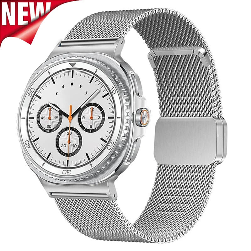 메탈 밀라니즈 마그네틱 워치 스트랩 이미지